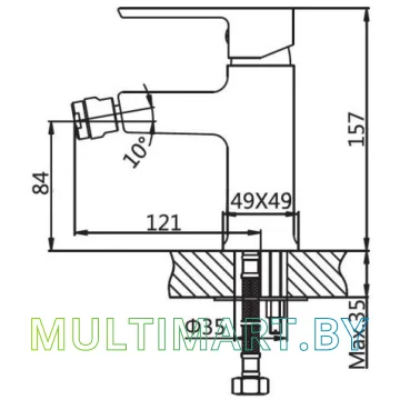 Смеситель AV Engineering AVHMJ2-A046 картинка 2
